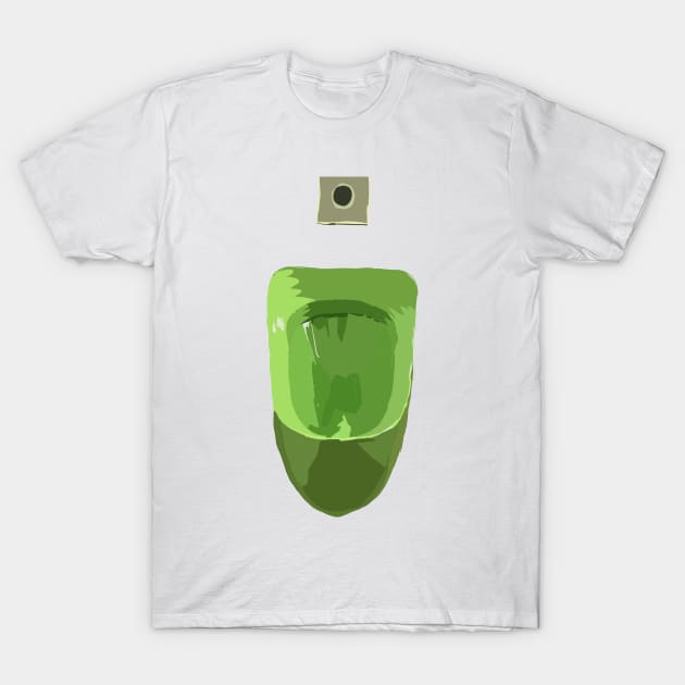 Urinal T-Shirt by lomastrooper